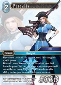 Physalis - Resurgence of Power - Final Fantasy TCG card