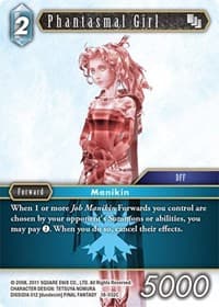 Phantasmal Girl - Resurgence of Power - Final Fantasy TCG card