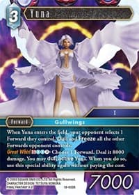 Yuna - Resurgence of Power - Final Fantasy TCG card