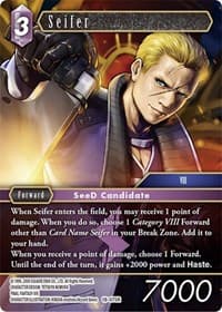 Seifer - Resurgence of Power - Final Fantasy TCG card