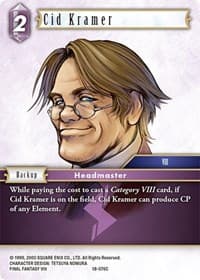 Cid Kramer - Resurgence of Power - Final Fantasy TCG card