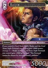 Raijin - Resurgence of Power - Final Fantasy TCG card