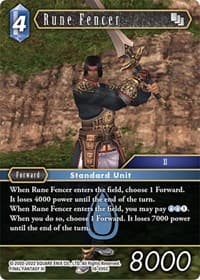 Rune Fencer - 18-095C - Resurgence of Power - Final Fantasy TCG card