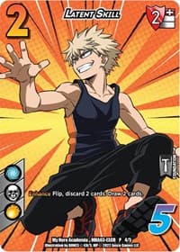 Latent Skill (Heroes Clash Extra Credit Series) - UniVersus: My Hero Academia Promo Cards - UniVersus card