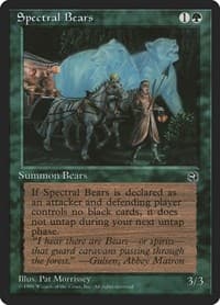 Spectral Bears - Homelands - Magic: The Gathering card