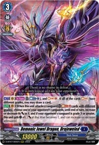 Demonic Jewel Dragon, Drajeweled - D-BT07: Raging Flames Against Emerald Storm - Cardfight Vanguard card