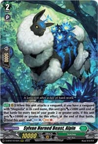 Sylvan Horned Beast, Alpin - D-BT07: Raging Flames Against Emerald Storm - Cardfight Vanguard card