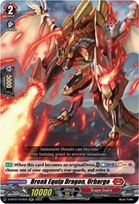 Break Equip Dragon, Urbargo - D-BT07: Raging Flames Against Emerald Storm - Cardfight Vanguard card