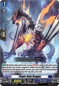 Power Gem Dragon - D-BT07: Raging Flames Against Emerald Storm - Cardfight Vanguard card