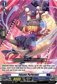 Falcate Performer - D-BT07: Raging Flames Against Emerald Storm - Cardfight Vanguard card