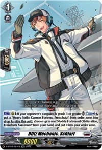 Blitz Mechanic, Schtart - D-BT07: Raging Flames Against Emerald Storm - Cardfight Vanguard card