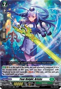 Tear Knight, Aricks - D-BT07: Raging Flames Against Emerald Storm - Cardfight Vanguard card