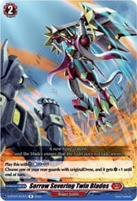 Sorrow Severing Twin Blades - D-BT07: Raging Flames Against Emerald Storm - Cardfight Vanguard card