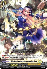 Divine Sister, Languedechat - D-BT07: Raging Flames Against Emerald Storm - Cardfight Vanguard card