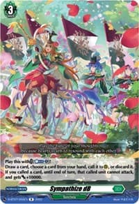 Sympathize dB - D-BT07: Raging Flames Against Emerald Storm - Cardfight Vanguard card