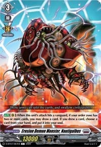 Erosion Demon Monster, Nautigalbus - D-BT07: Raging Flames Against Emerald Storm - Cardfight Vanguard card