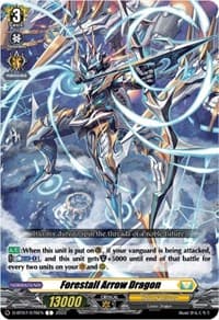 Forestall Arrow Dragon - D-BT07: Raging Flames Against Emerald Storm - Cardfight Vanguard card