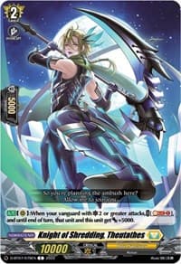 Knight of Shredding, Theutathes - D-BT07: Raging Flames Against Emerald Storm - Cardfight Vanguard card