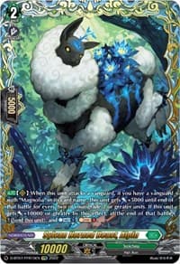 Sylvan Horned Beast, Alpin (FFR) - D-BT07: Raging Flames Against Emerald Storm - Cardfight Vanguard card
