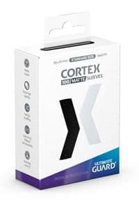 Ultimate Guard Cortex Sleeves Standard Size Matte - Black (100-Pack) - Ultimate Guard Card Sleeves - Card Sleeves card