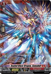 Sealed Blaze Dragon, Samahdi (FR) - D-BT07: Raging Flames Against Emerald Storm - Cardfight Vanguard card