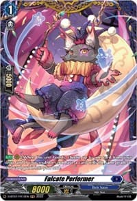 Falcate Performer (FR) - D-BT07: Raging Flames Against Emerald Storm - Cardfight Vanguard card