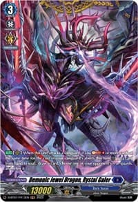 Demonic Jewel Dragon, Rystal Galer (FR) - D-BT07: Raging Flames Against Emerald Storm - Cardfight Vanguard card