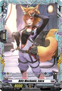 Blitz Mechanic, Iskra (FR) - D-BT07: Raging Flames Against Emerald Storm - Cardfight Vanguard card