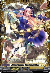 Divine Sister, Languedechat (FR) - D-BT07: Raging Flames Against Emerald Storm - Cardfight Vanguard card