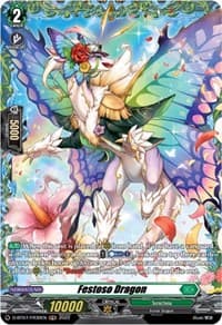 Festoso Dragon (FR) - D-BT07: Raging Flames Against Emerald Storm - Cardfight Vanguard card