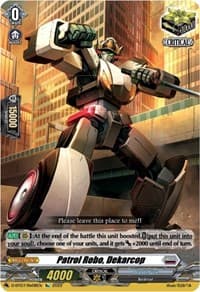 Patrol Robo, Dekarcop - D-BT07: Raging Flames Against Emerald Storm - Cardfight Vanguard card