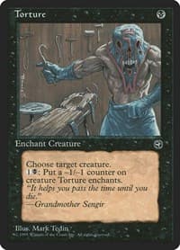 Torture - Homelands - Magic: The Gathering card