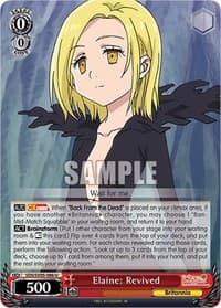 Elaine: Revived - The Seven Deadly Sins: Revival of The Commandments - Weiss Schwarz card