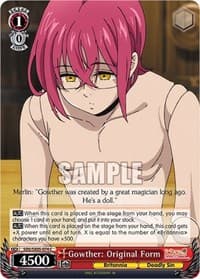 Gowther: Original Form - The Seven Deadly Sins: Revival of The Commandments - Weiss Schwarz card