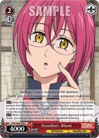 Gowther: Blunt - The Seven Deadly Sins: Revival of The Commandments - Weiss Schwarz card