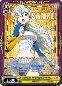 Elizabeth: Trust in the Promise (SP) - The Seven Deadly Sins: Revival of The Commandments - Weiss Schwarz card