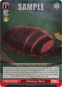 Delicious Meat - The Seven Deadly Sins: Revival of The Commandments - Weiss Schwarz card