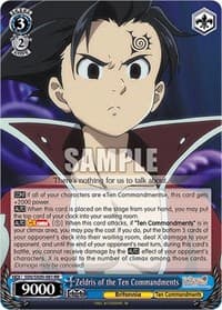 Zeldris of the Ten Commandments - The Seven Deadly Sins: Revival of The Commandments - Weiss Schwarz card