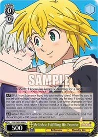 Meliodas: Fulfilling His Promise - The Seven Deadly Sins: Revival of The Commandments - Weiss Schwarz card