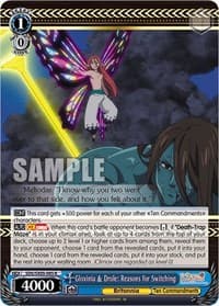 Gloxinia & Drole: Reasons for Switching - The Seven Deadly Sins: Revival of The Commandments - Weiss Schwarz card