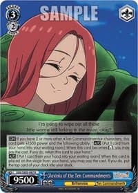 Gloxinia of the Ten Commandments - The Seven Deadly Sins: Revival of The Commandments - Weiss Schwarz card