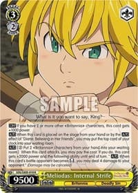 Meliodas: Internal Strife - The Seven Deadly Sins: Revival of The Commandments - Weiss Schwarz card
