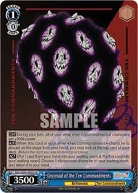 Grayroad of the Ten Commandments (SR) - The Seven Deadly Sins: Revival of The Commandments - Weiss Schwarz card