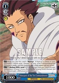 Monspeet of the Ten Commandments - The Seven Deadly Sins: Revival of The Commandments - Weiss Schwarz card