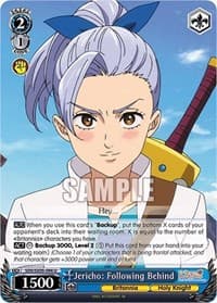 Jericho: Following Behind - The Seven Deadly Sins: Revival of The Commandments - Weiss Schwarz card