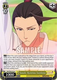Nanashi: Mysterious Swordsman - The Seven Deadly Sins: Revival of The Commandments - Weiss Schwarz card