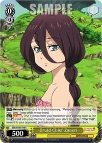 Druid Chief Zaneri - The Seven Deadly Sins: Revival of The Commandments - Weiss Schwarz card