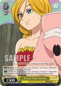 Druid Chief Jenna - The Seven Deadly Sins: Revival of The Commandments - Weiss Schwarz card