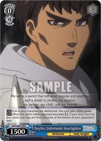 Dreyfus: Unfortunate Investigation - The Seven Deadly Sins: Revival of The Commandments - Weiss Schwarz card