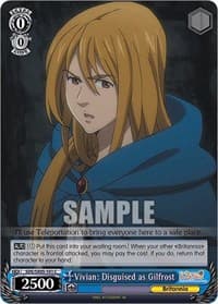 Vivian: Disguised as Gilfrost - The Seven Deadly Sins: Revival of The Commandments - Weiss Schwarz card